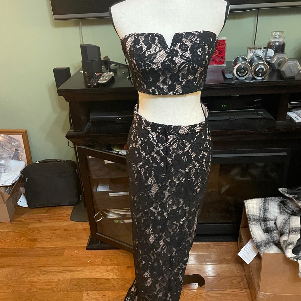 Aqua gown dress size 6